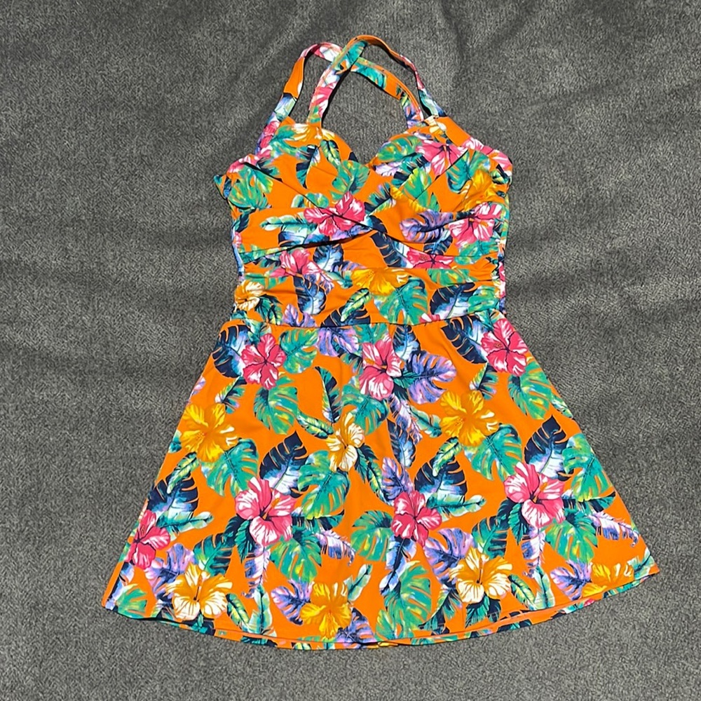 Denim & Co. Beach Swim Dress